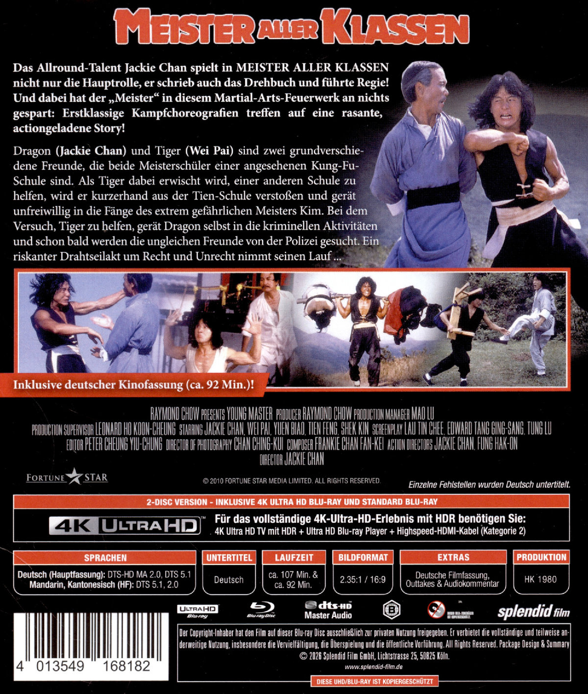 Meister aller Klassen - Legacy Collection LTD.  (4K Ultra HD) (+ Blu-ray)