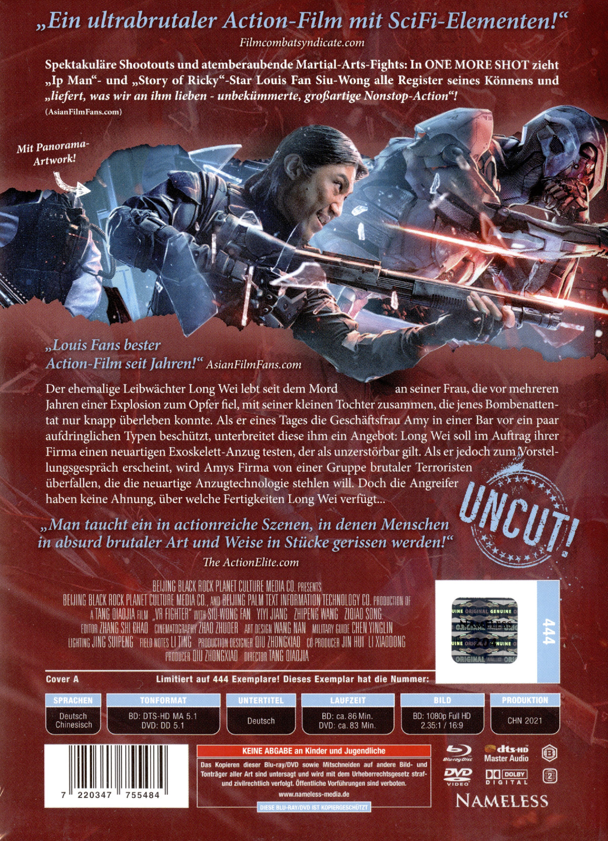 One More Shot - Uncut Mediabook Edition (DVD+blu-ray) (A)
