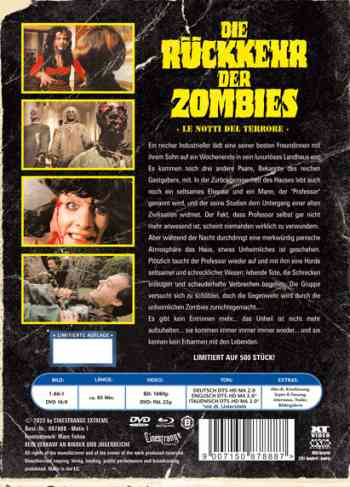 Rückkehr der Zombies, Die - Uncut Mediabook Edition (DVD+blu-ray) (Cover 1)