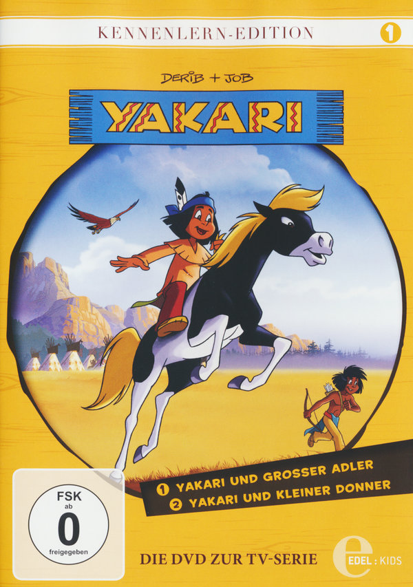 Yakari - Kennenlern-Edition 1 - Yakari und Grosser Adler/Yakari und kleiner Donner  (DVD)