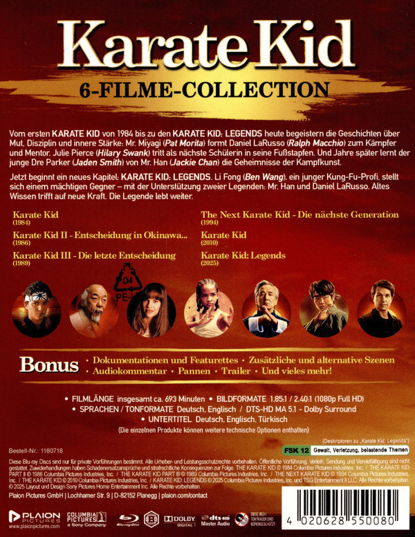 Karate Kid Collection  [6 BRs]  (Blu-ray Disc)