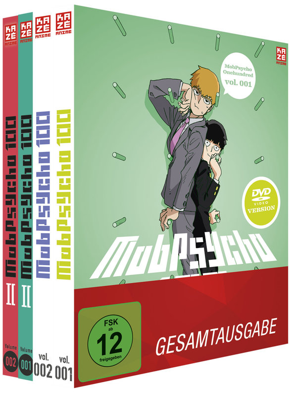 Mob Psycho 100 - Gesamtausgabe - Staffel 1&2  [4 DVDs]  (DVD)