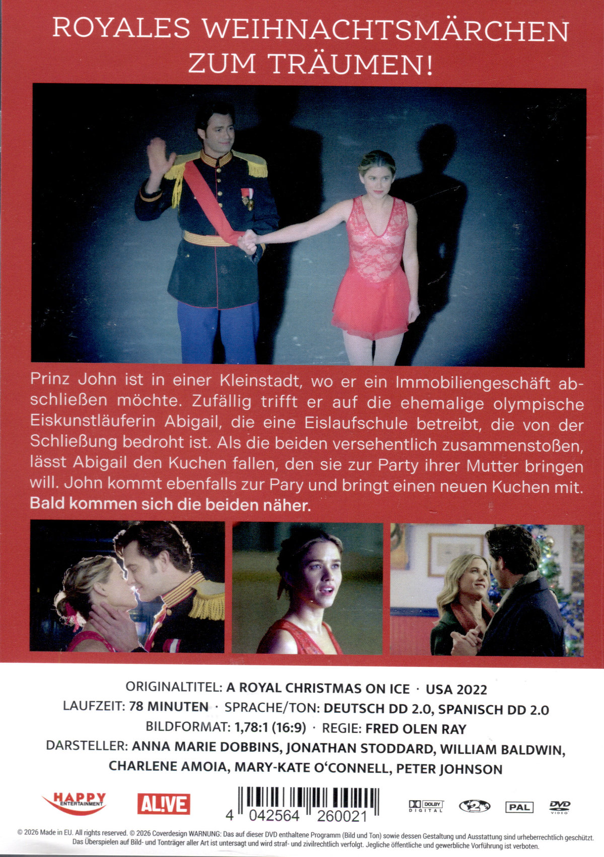 A Royal Christmas on Ice - Auf Schlittschuhen ins Weihnachtsglück  (DVD)