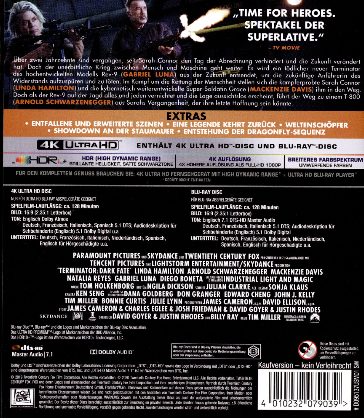 Terminator - Dark Fate (4K Ultra HD)