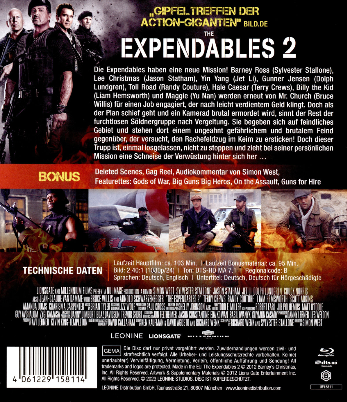 The Expendables 2  (Blu-ray Disc)