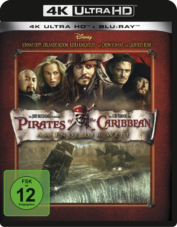 Pirates of the Caribbean 3 - Am Ende der Welt  (4K Ultra HD) (+ Blu-ray 2D)  (Blu-ray 4K Ultra HD)