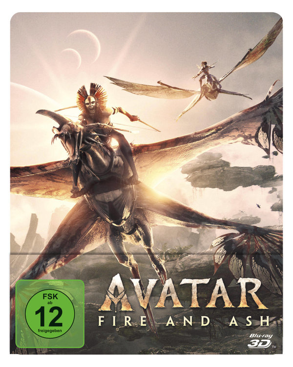 Avatar: Fire and Ash - Limited Steelbook Edition  (3D+2D blu-ray)