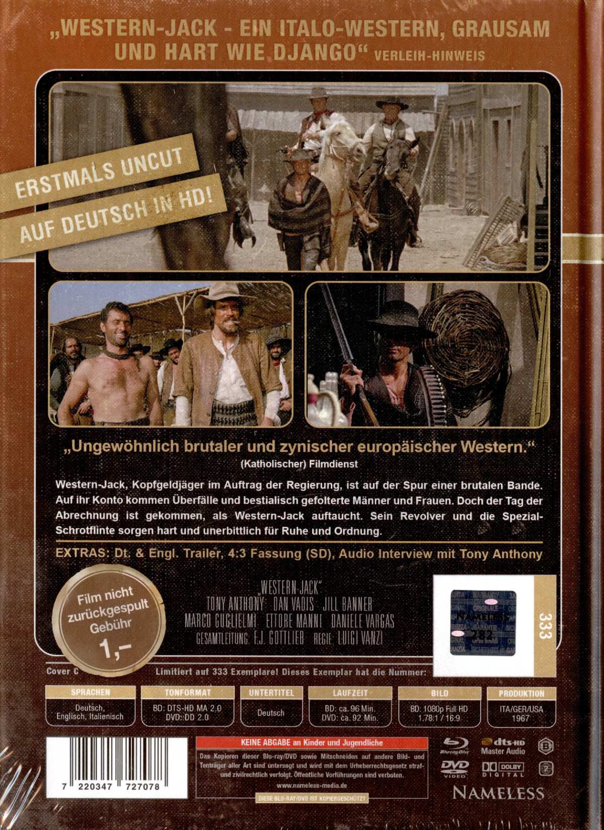 Western Jack - Uncut Mediabook Edition (DVD+blu-ray) (C)