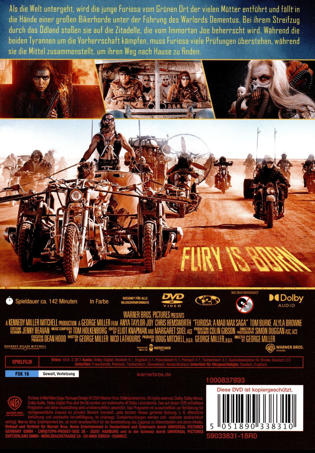 Furiosa: A Mad Max Saga  (DVD) Furiosa: A Mad Max Saga  (DVD)