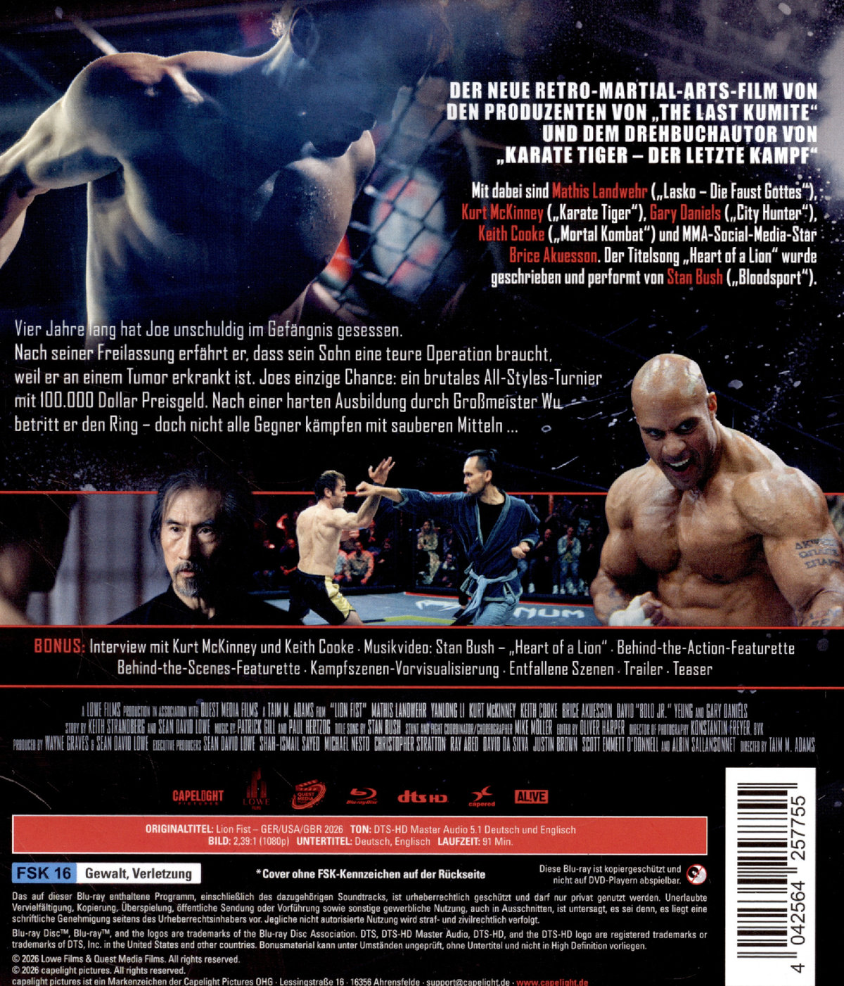 Lion Fist - Kampf der Champions  (Blu-ray Disc)