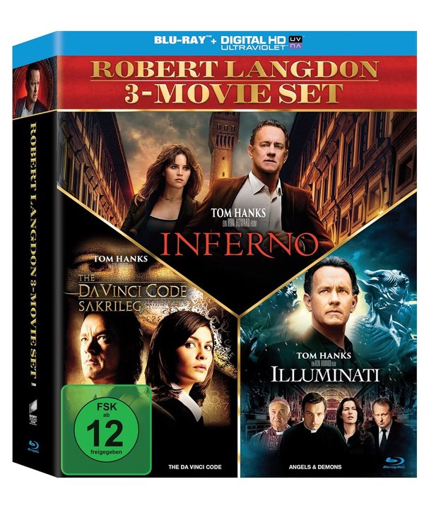 The Da Vinci Code - Sakrileg / Illuminati / Inferno  [3 BRs]  (Blu-ray Disc)