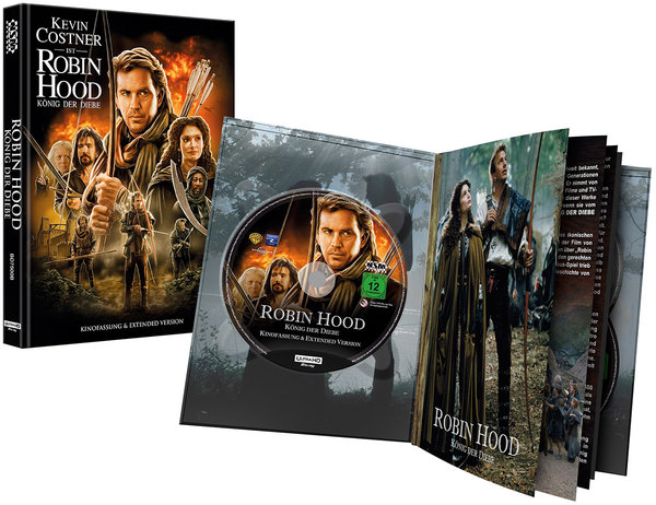 Robin Hood - König der Diebe - Limited Mediabook Edition (4K Ultra HD+blu-ray) (B)