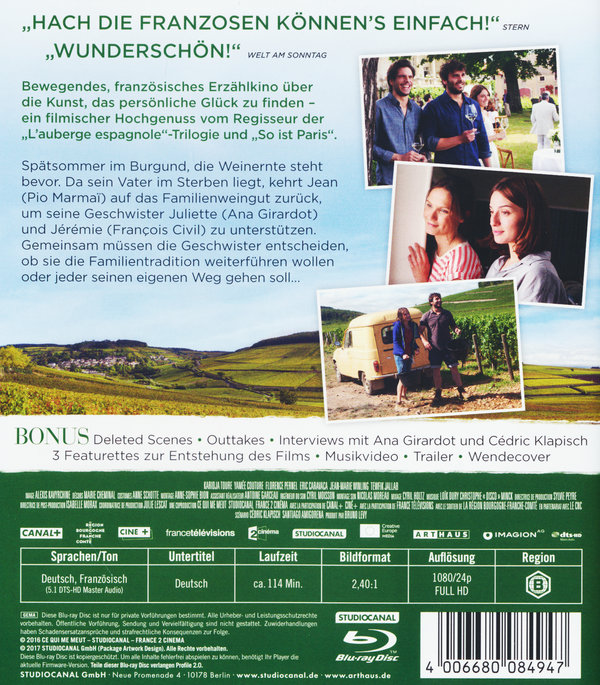 Der Wein und der Wind  (Blu-ray Disc)