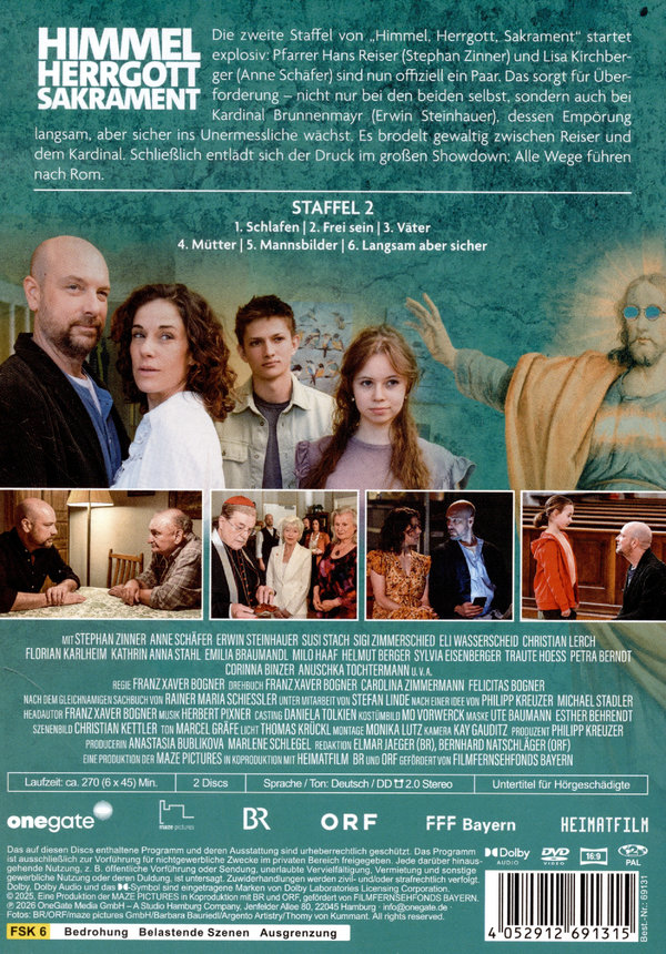 Himmel, Herrgott, Sakrament  - Staffel 2  [2 DVDs]  (DVD)