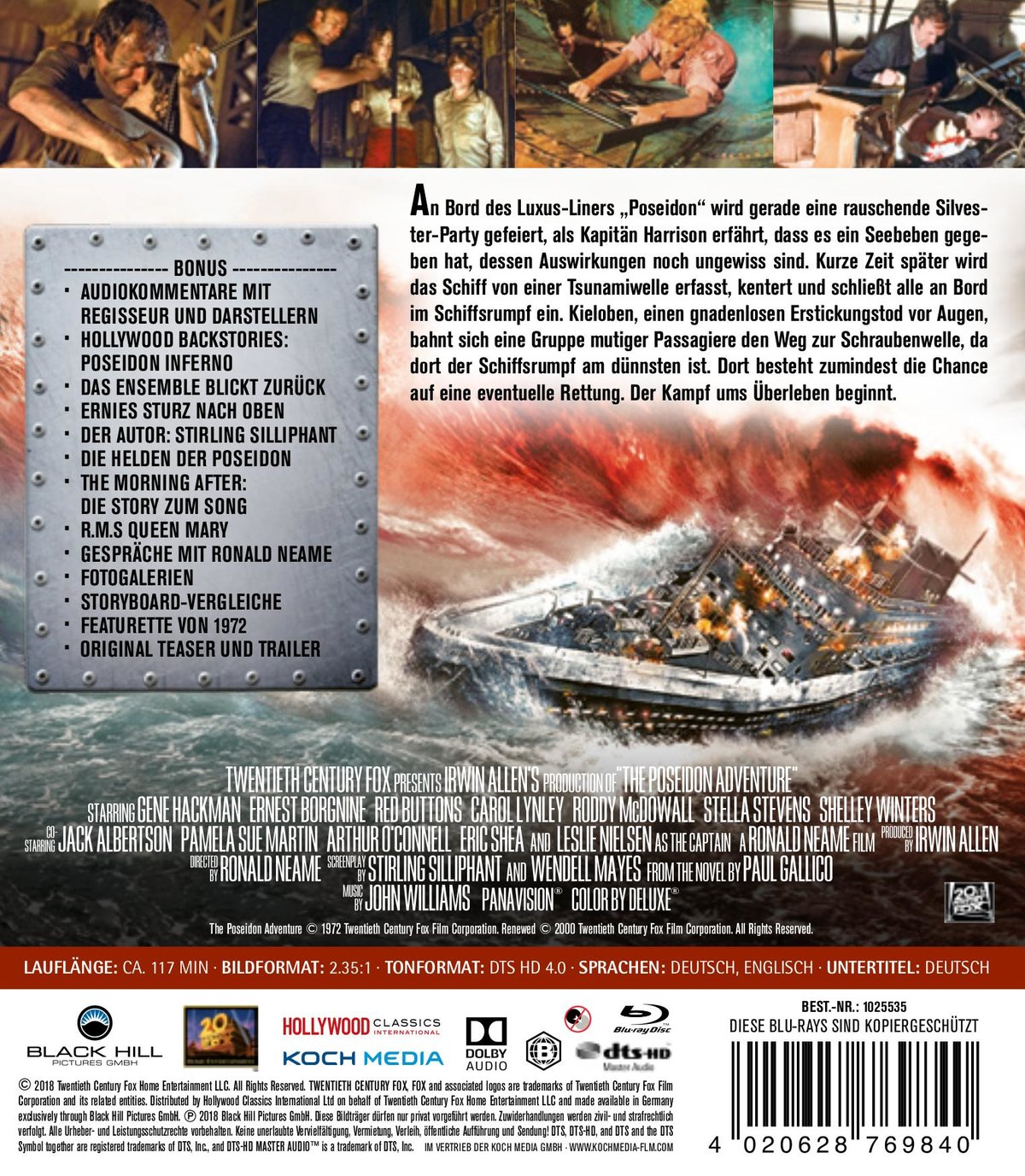 Poseidon Inferno - Die Höllenfahrt der Poseidon (blu-ray)