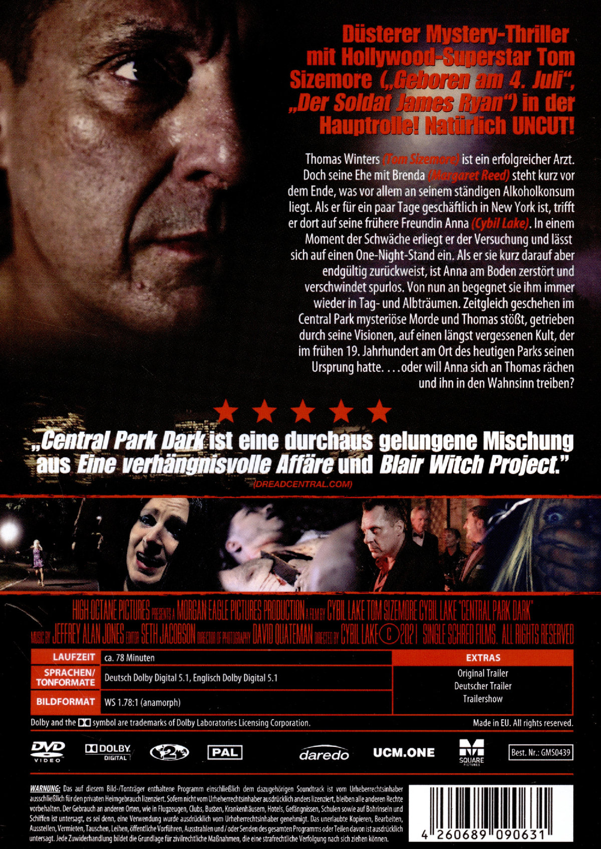 Central Park Dark  (DVD)