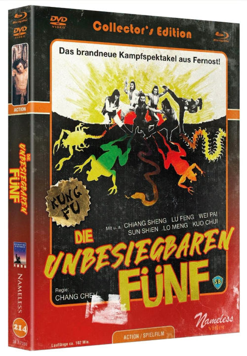 Die unbesiegbaren Fünf - Uncut Mediabook Edition (DVD+blu-ray) (C)