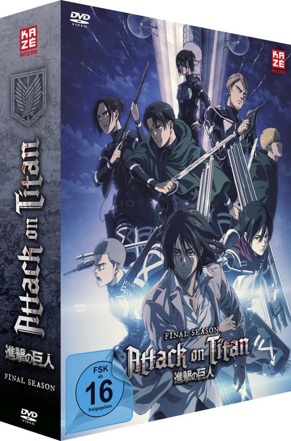 Attack on Titan - Staffel 4 - Part 1 - Gesamtausgabe  [3 DVDs]  (DVD)