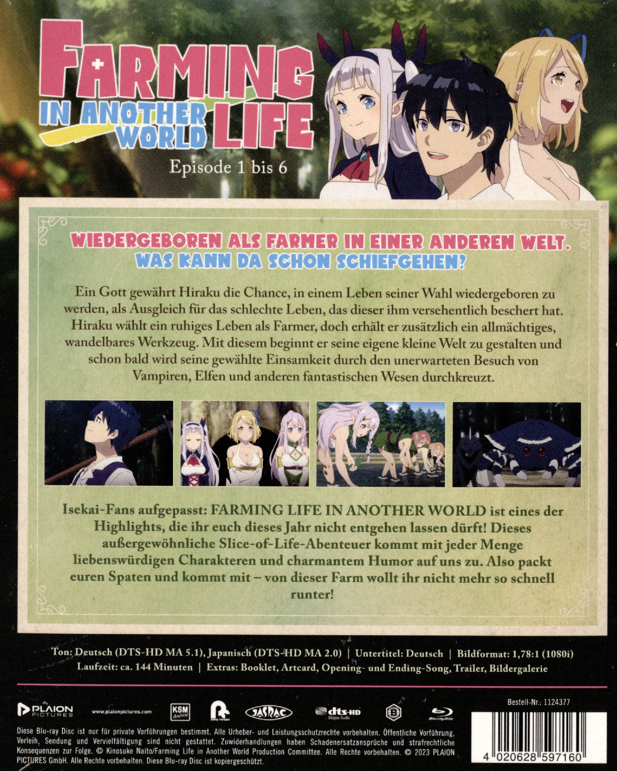 Farming Life in Another World: Vol. 1 (Ep. 1-6)  (Blu-ray Disc)