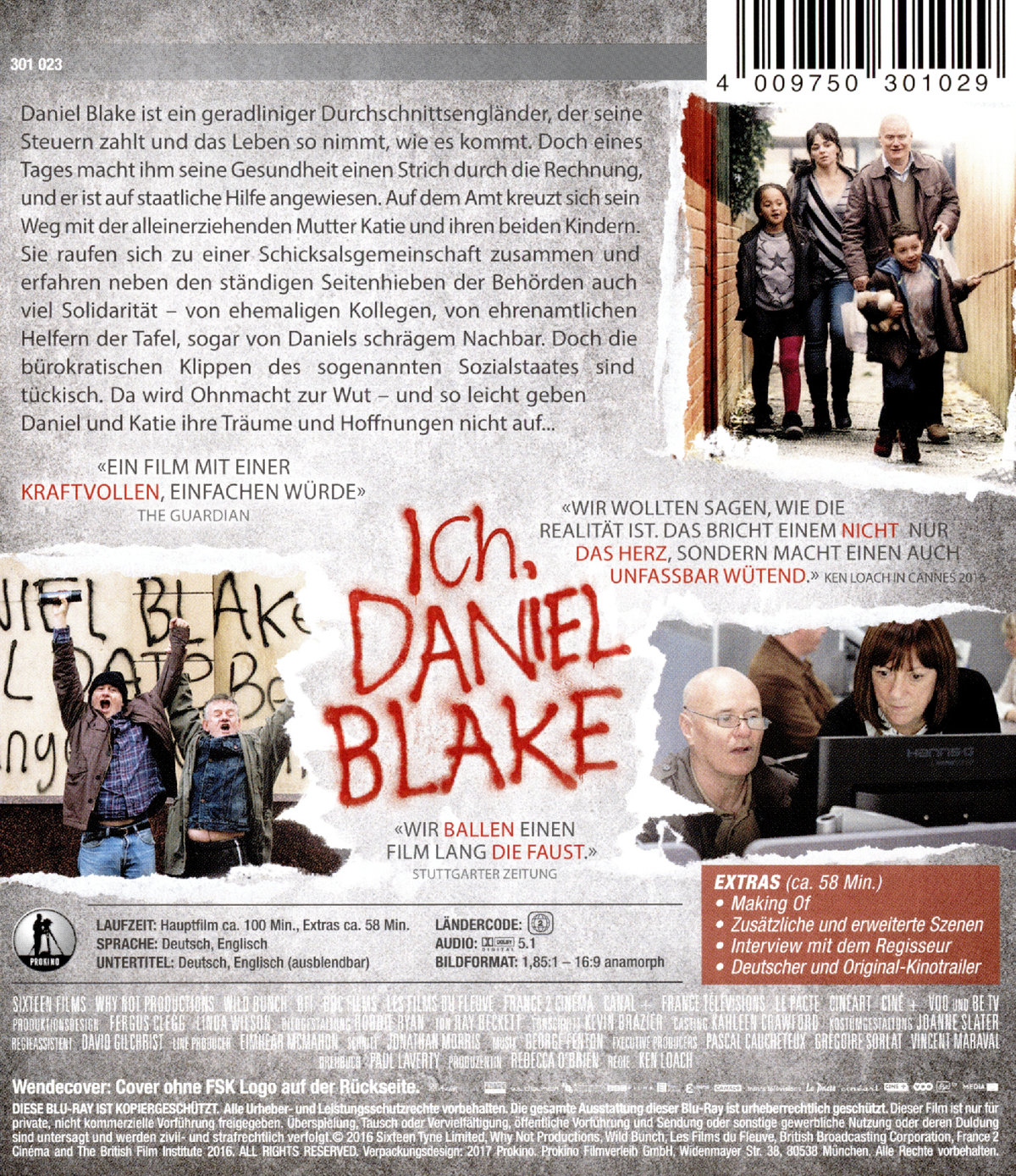 Ich, Daniel Blake  (Blu-ray Disc)