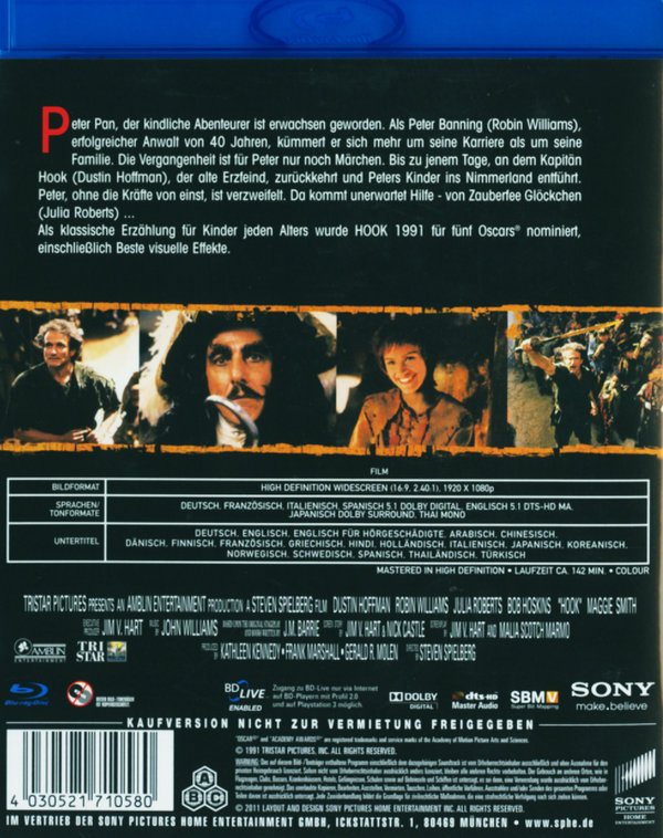 Hook (blu-ray)