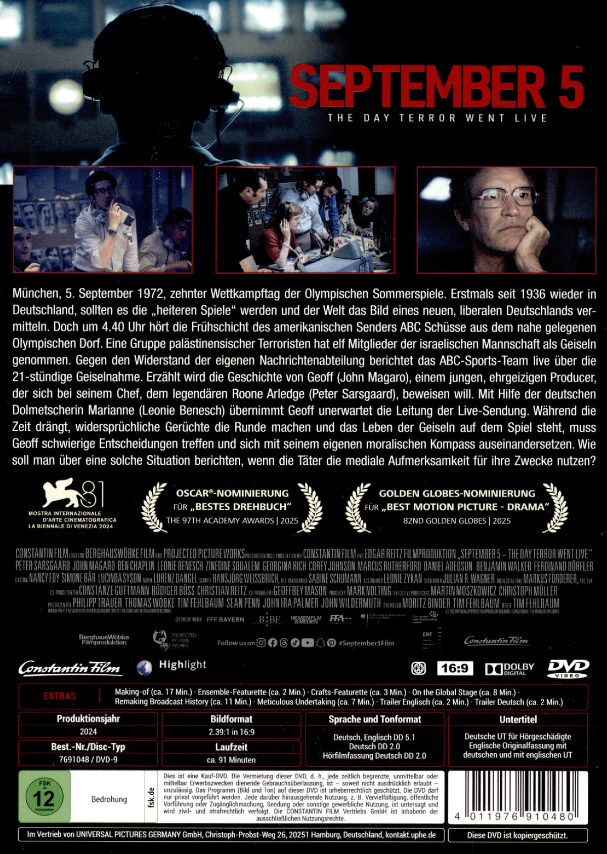 September 5 - The day Terror went live  (DVD)