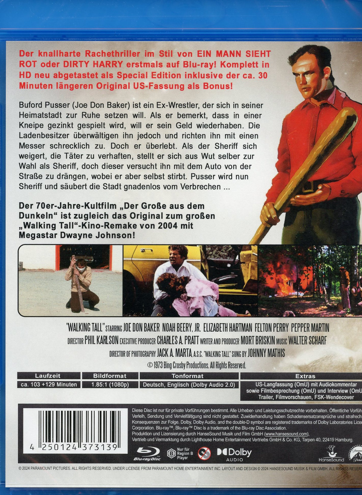 Walking Tall 1 - Der Große aus dem Dunkeln - Special Edition  (Blu-ray Disc)