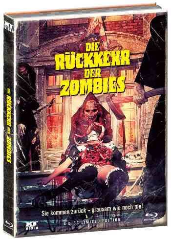 Rückkehr der Zombies, Die - Uncut Mediabook Edition (DVD+blu-ray) (Cover 1)