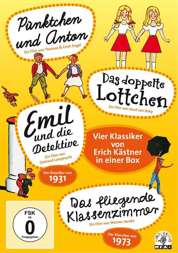Erich Kästner Box  [4 DVDs]  (DVD)
