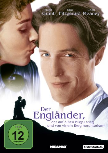 Engländer, der auf einen Hügel stieg und von einem Berg herunter