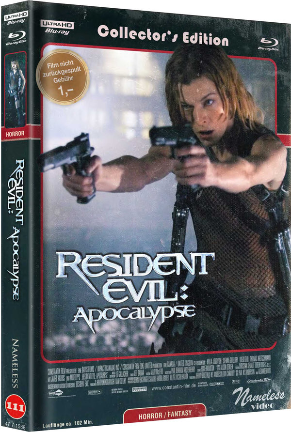 Resident Evil 2 - Apokalypse - Uncut Mediabook Edition (4K Ultra HD+blu-ray) (C)