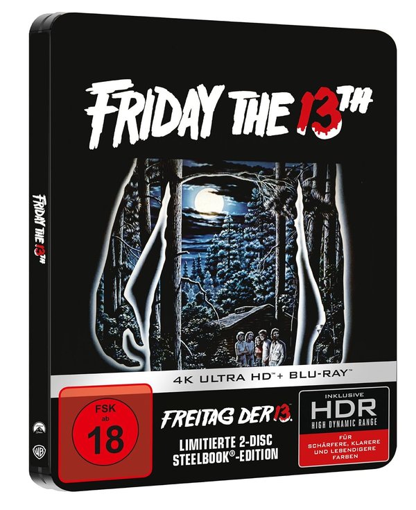 Freitag der 13. - Limited Steelbook Edition  (4K Ultra HD+blu-ray)
