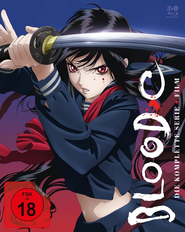 Blood C - Die komplette Serie plus der Film: The Last Dark  [3 BRs]  (Blu-ray Disc)