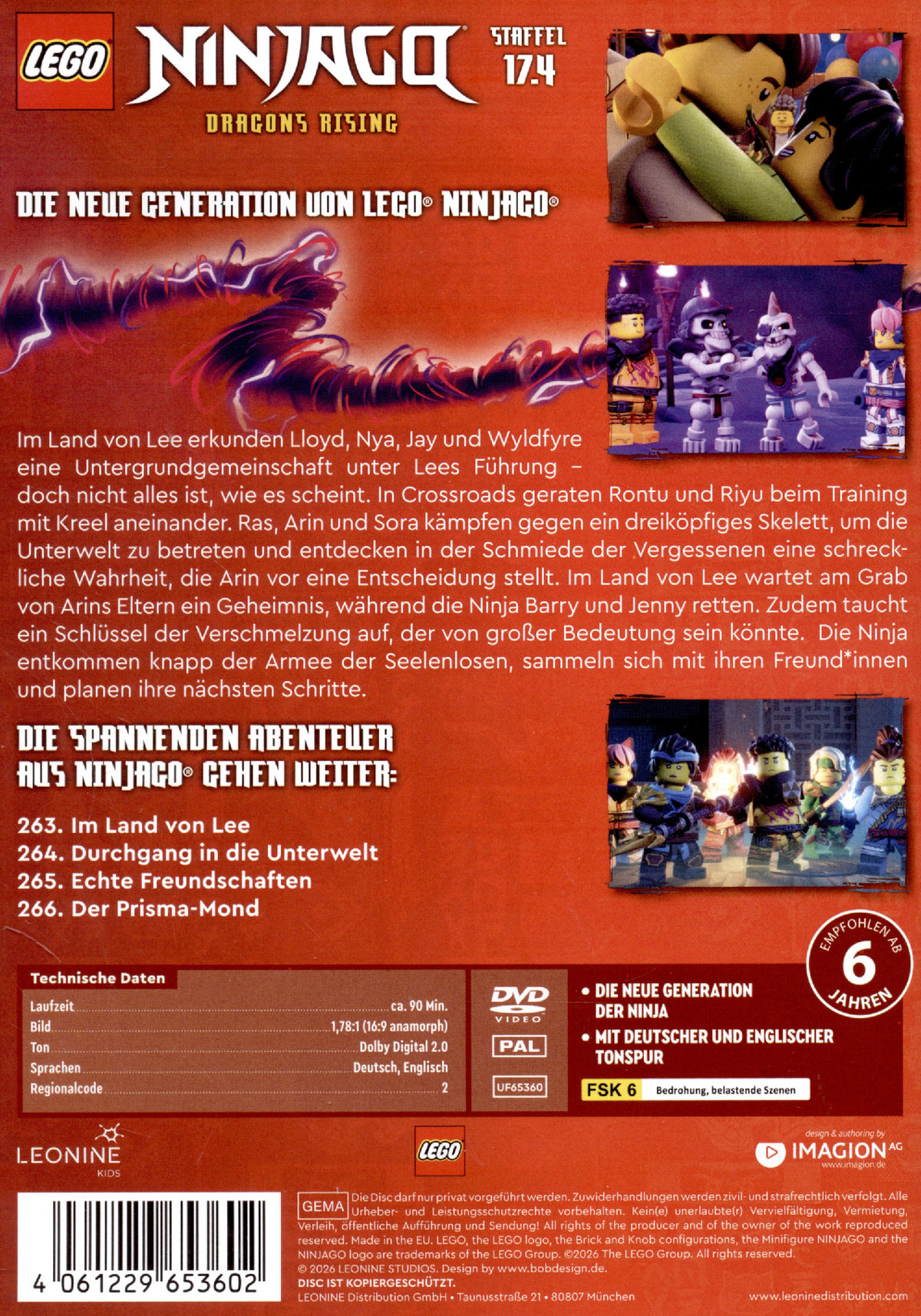 LEGO Ninjago - Staffel 17.4  (DVD)