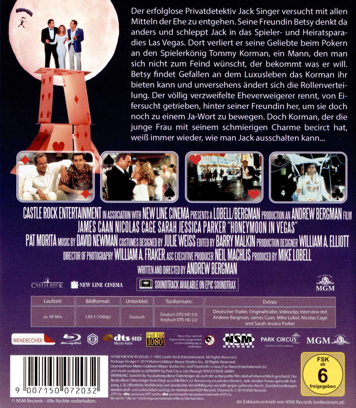 Honeymoon in Vegas (blu-ray)