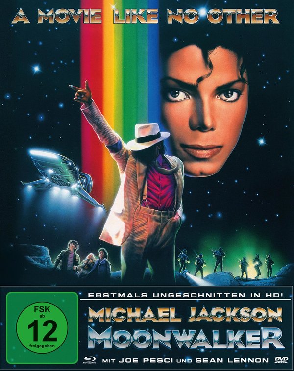 Moonwalker - Uncut Mediabook Edition  (DVD+blu-ray)