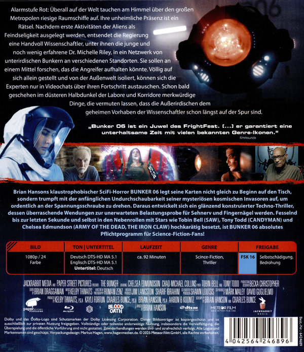 BUNKER 06: Das Exitus-Protokoll  (Blu-ray Disc)