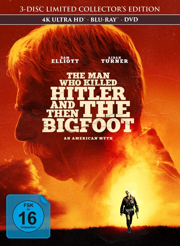 Man Who Killed Hitler and Then The Bigfoot, The - Limited Mediabook Edition (DVD+blu-ray+4K Ultra HD)
