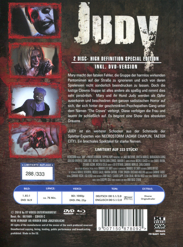 Judy - Uncut Mediabook Edition (DVD+blu-ray) (C)