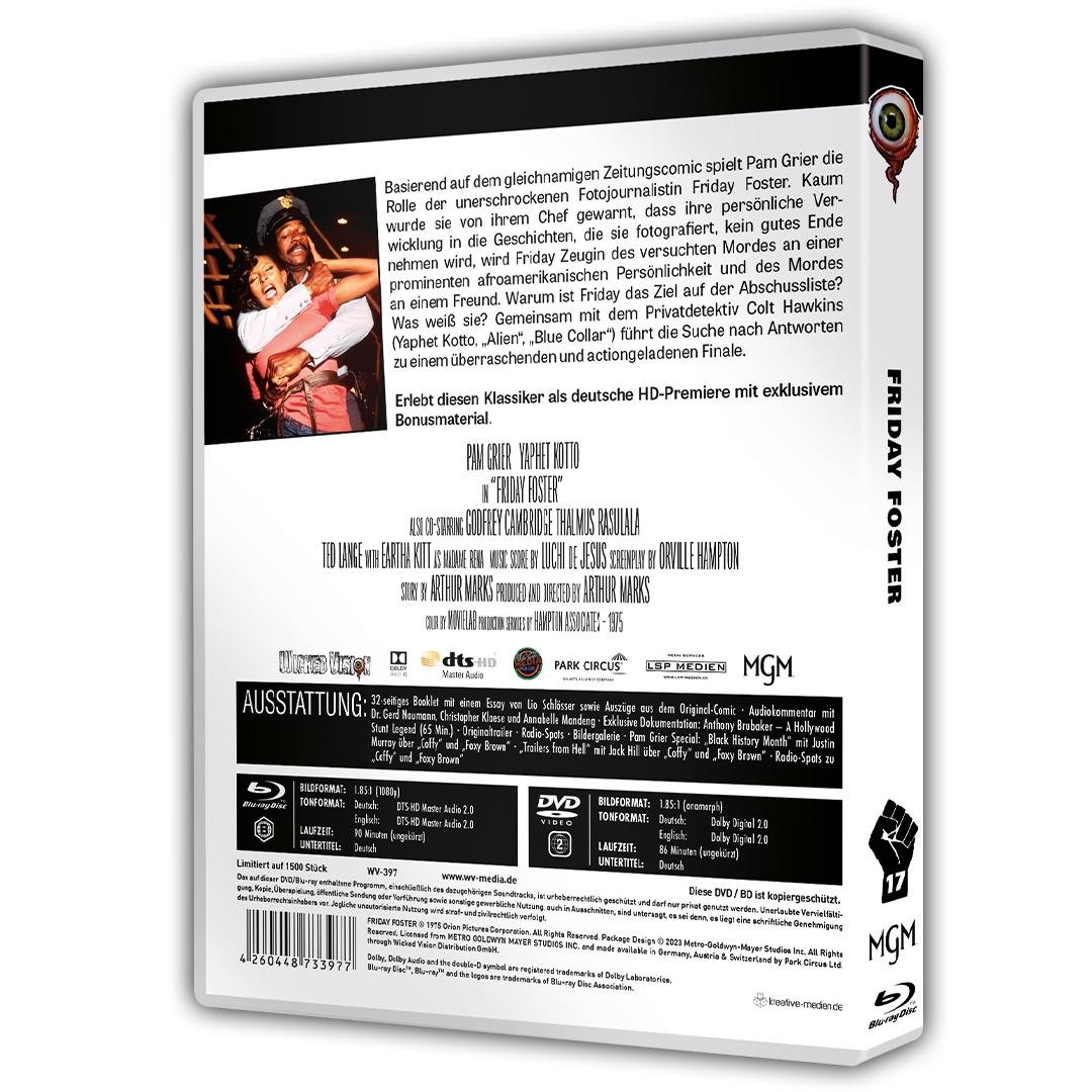 Friday Foster - Black Cinema Collection #17 - 2-Disc-Set - Limitiert auf 1500 Stück  (Blu-ray Disc)
