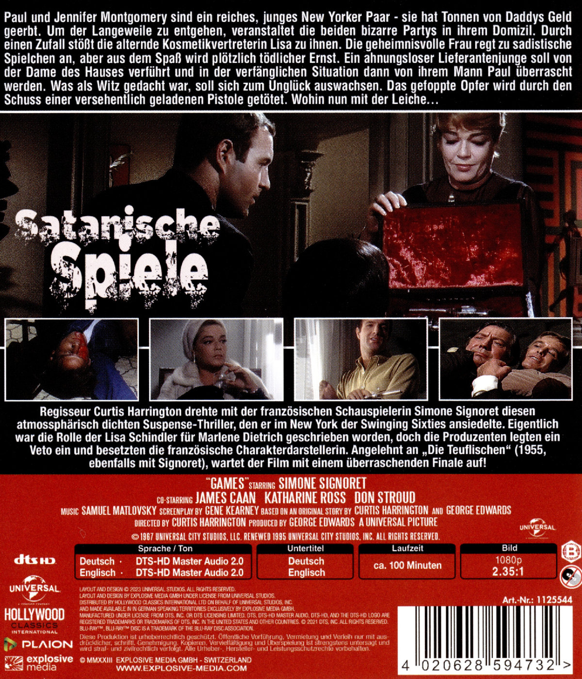 Satanische Spiele (blu-ray)