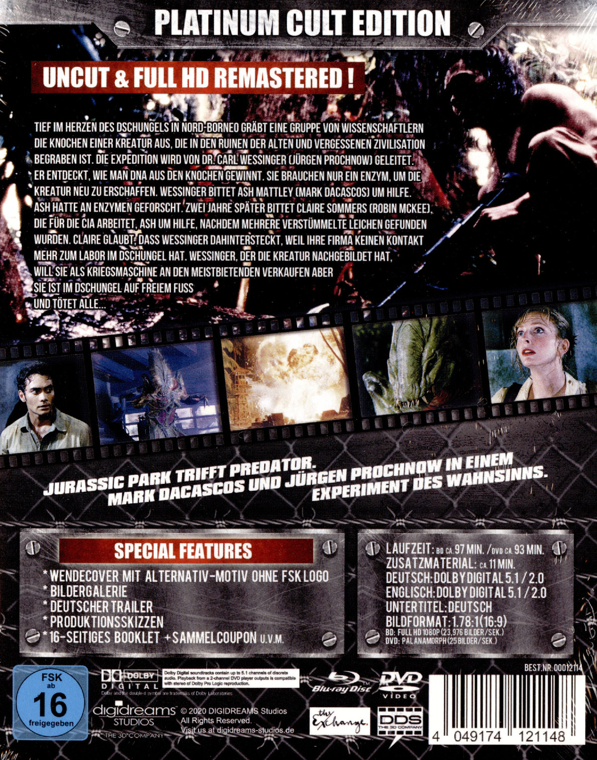 D.N.A. - Genetic Code - Platinum Cult Edition (blu-ray) D.N.A. - Genetic Code - Platinum Cult Edition (blu-ray)