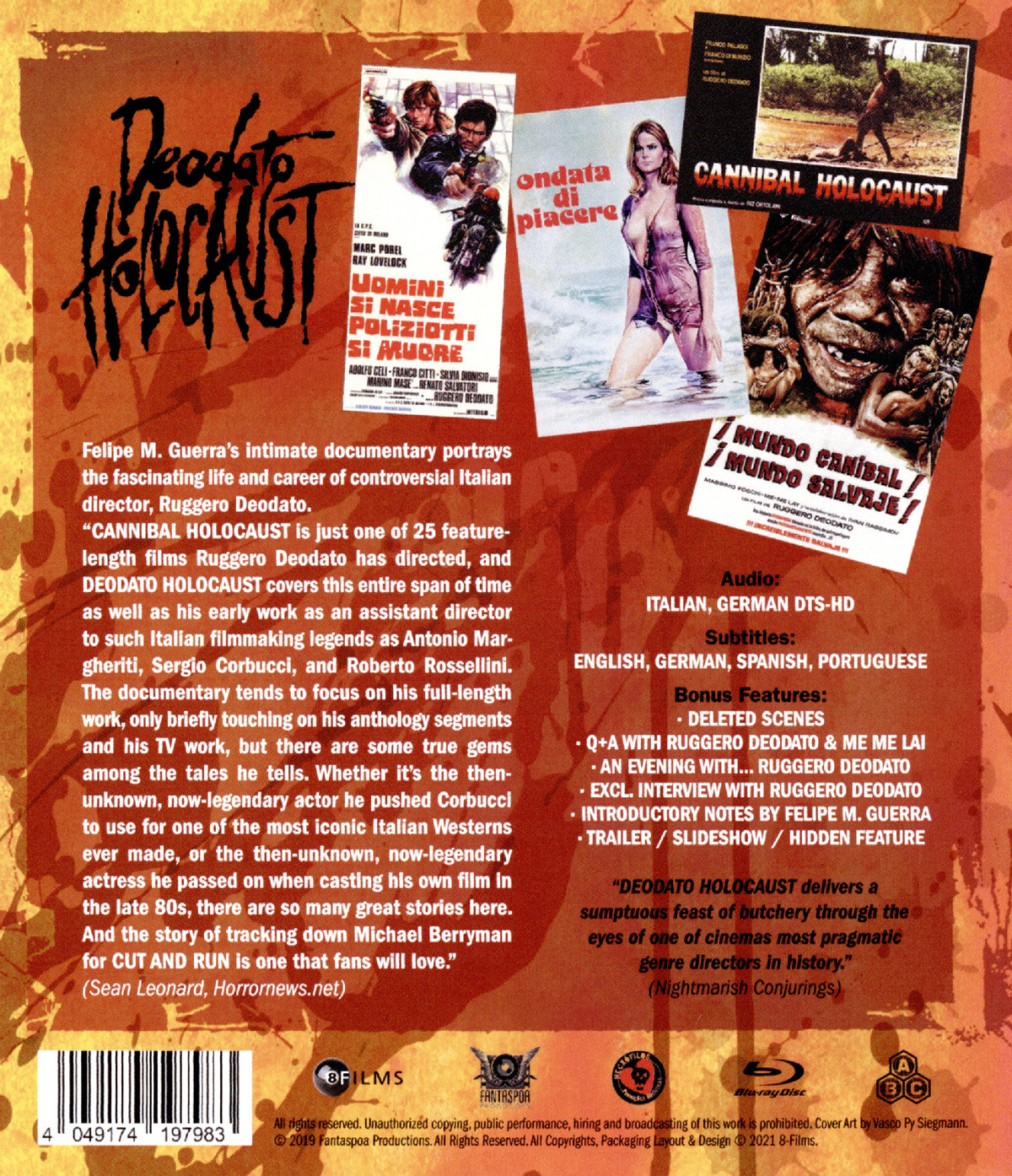 Deodato Holocaust - Uncut Limited Edition (blu-ray)