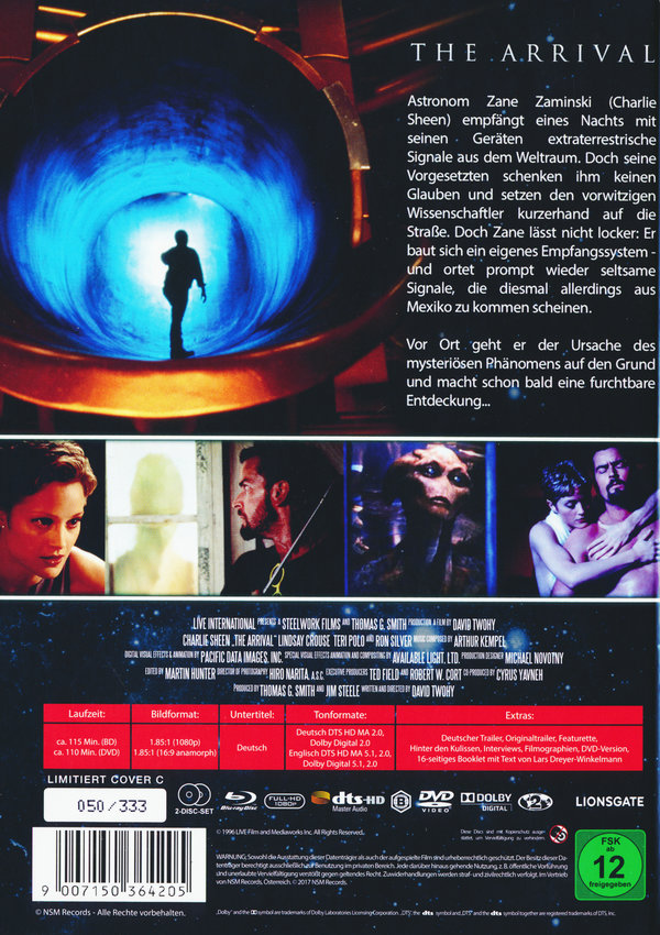 Arrival, The - Uncut Mediabook Edition (DVD+blu-ray) (C)