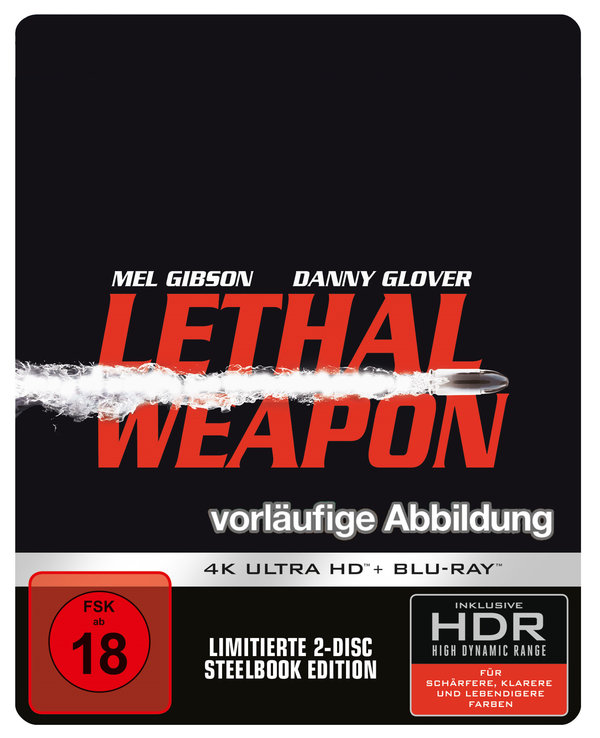 Lethal Weapon - Zwei stahlharte Profis - Uncut Steelbook Edition  (4K Ultra HD) (+ Blu-ray)
