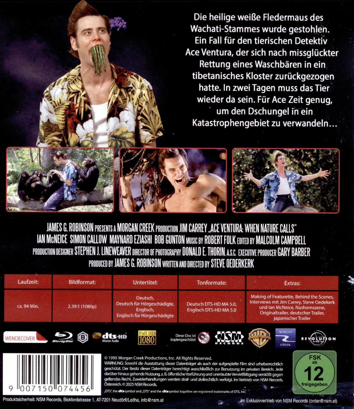 Ace Ventura 2 - Jetzt wird's wild  (Blu-ray Disc)