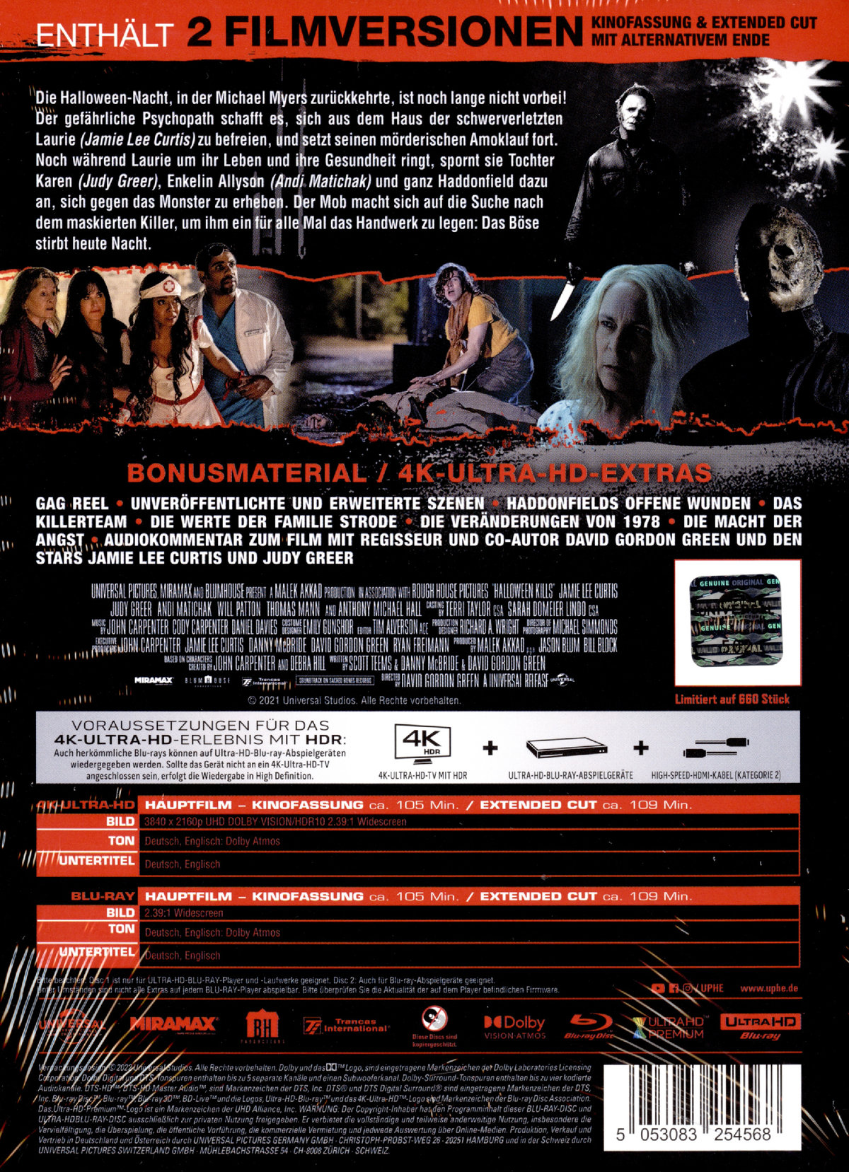 Halloween Kills - Uncut Mediabook Edition (4K Ultra HD+blu-ray) (B)