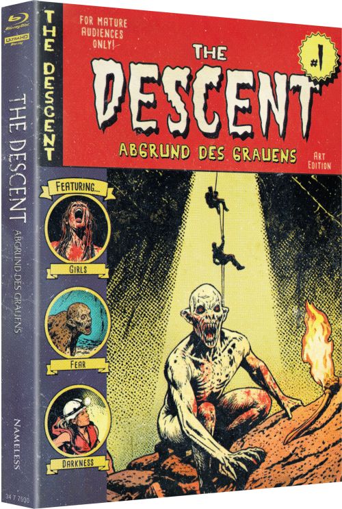 Descent, The - Abgrund des Grauens - Uncut  Mediabook Edition (4K Ultra HD+blu-ray) (A)