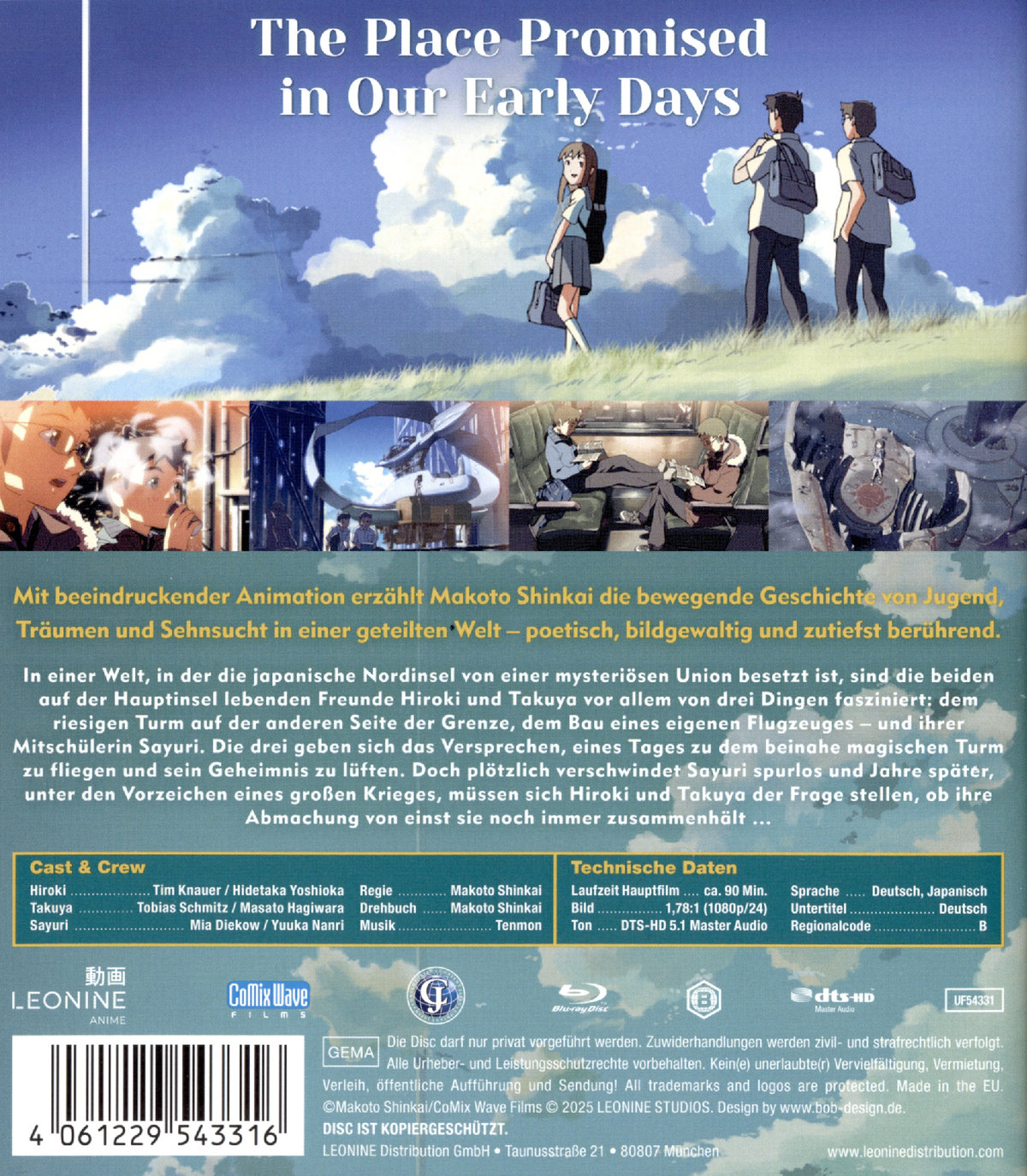 The Place Promised in Our Early Days  (Blu-ray Disc)