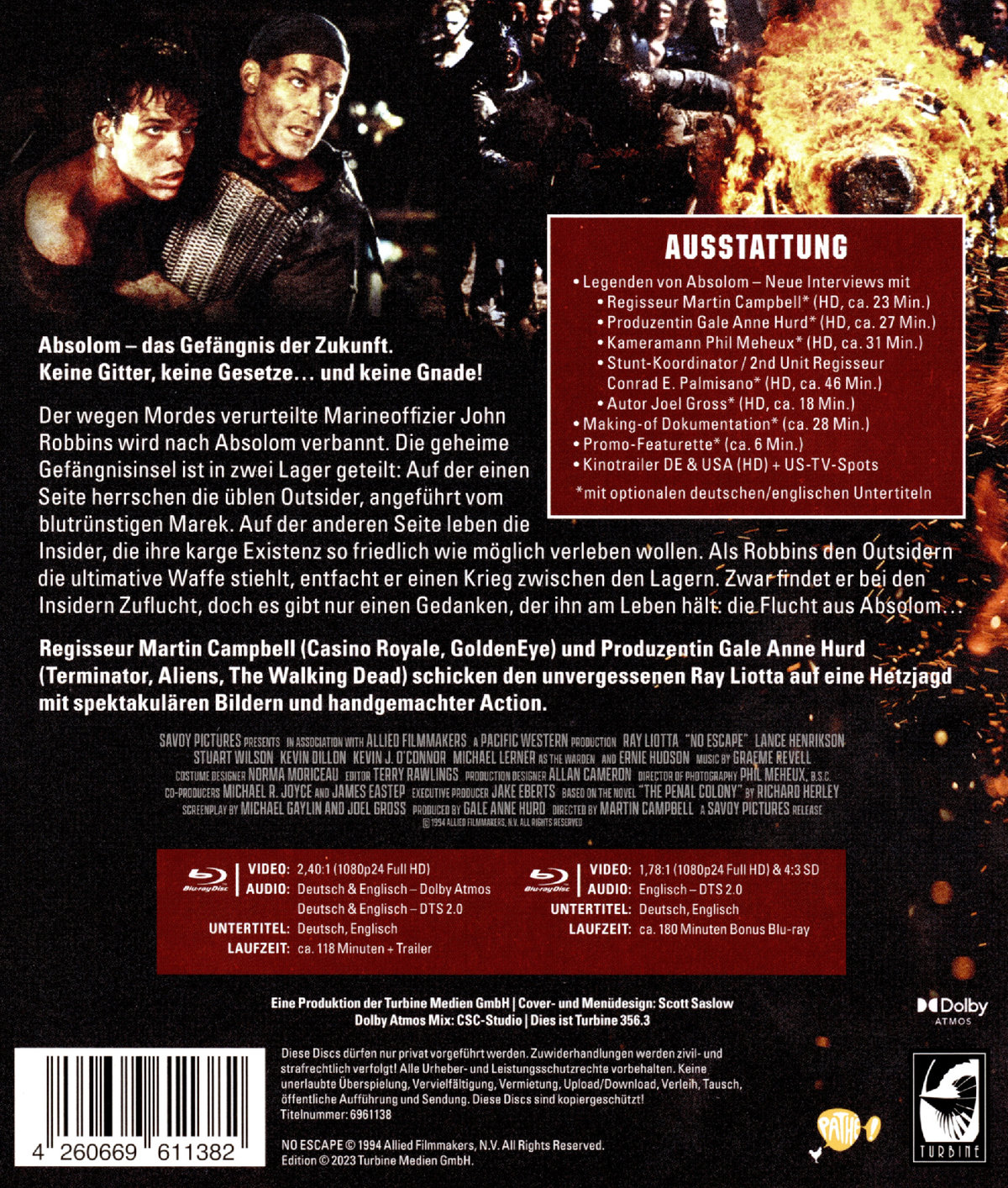 Flucht aus Absolom - Uncut Edition (blu-ray)